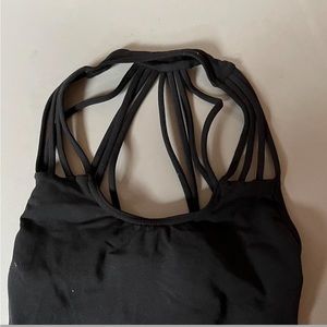 BLACK STRAPPY CAPEZIO LEOTARD!